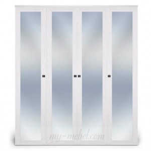 Парма Нео Шкаф 4-х дверный с зеркалами (Кураж)